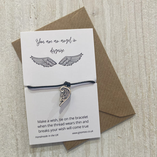 You're an Angel in Disguise Wish Bracelet