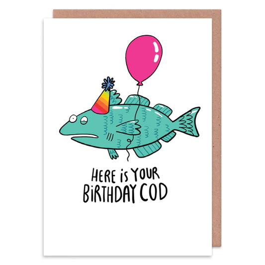 Birthday Cod Birthday Card