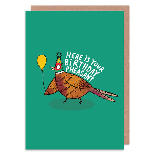 Birthday Pheasant Birthday Card