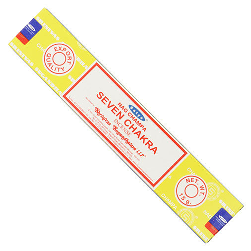 Seven Chakra Satya Incense Sticks