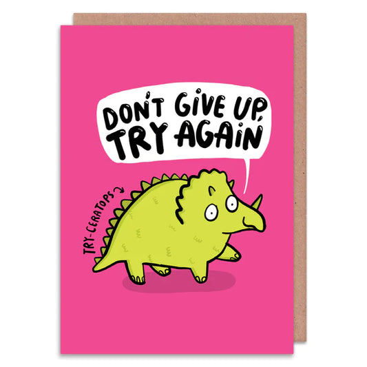 Try-ceratops Greeting Card