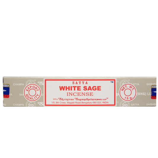 White Sage Satya Incense Sticks