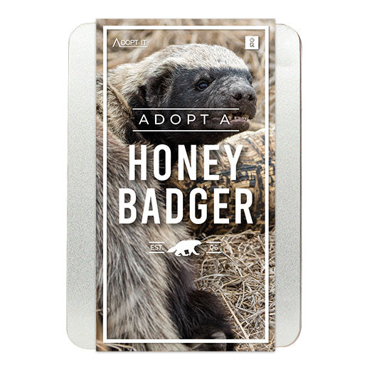 Adopt A Honey Badger Unusual Gifts
