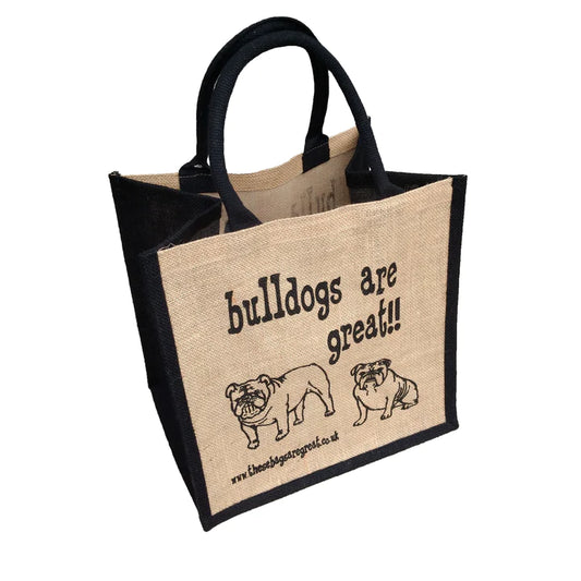 Boxers Are Great eco friendly jute shopping bag