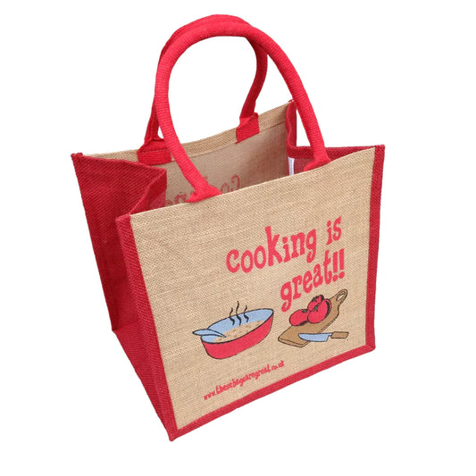 Cooking Is Great Jute Eco Friendly Shopping Bag