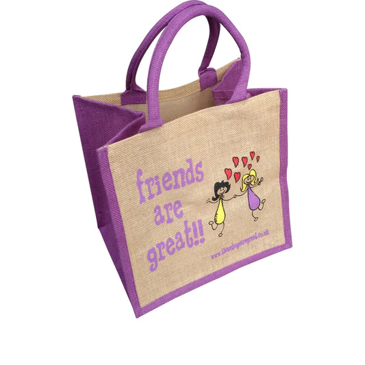 Friends are Great Jute Eco Friendly Shopping Bag