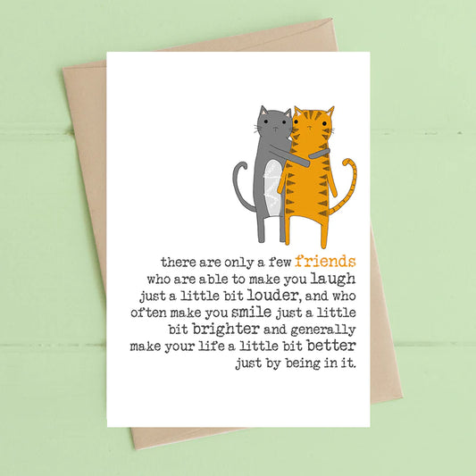 Friends Make Your Life Brighter Birthday Card