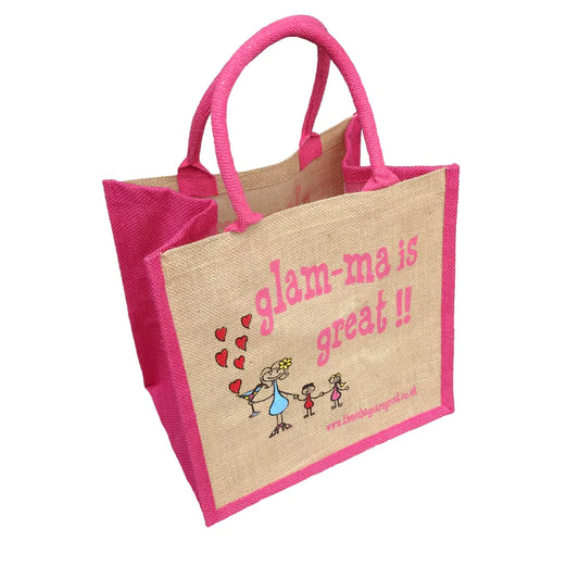 Glam - Ma is Great Jute Eco Friendly Shopping Bag
