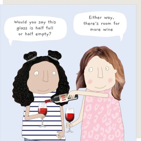 More Wine Birthday Card