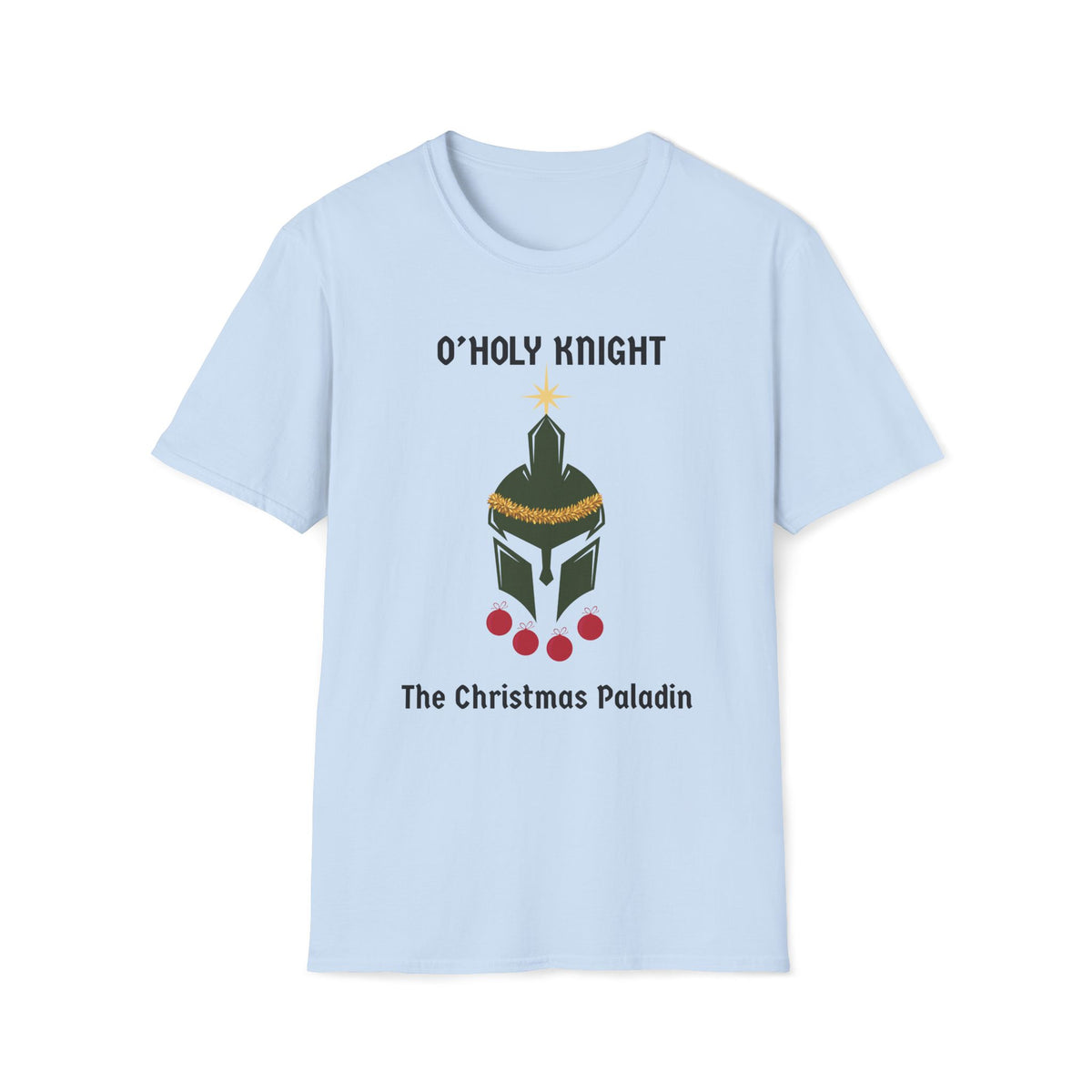 O'Holy Knight The Christmas Paladin T-shirt | Funny D&D Christmas Gift