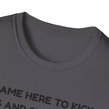 I came here to kick ass and seduce the Dragon | Funny Bard D&D T-shirt