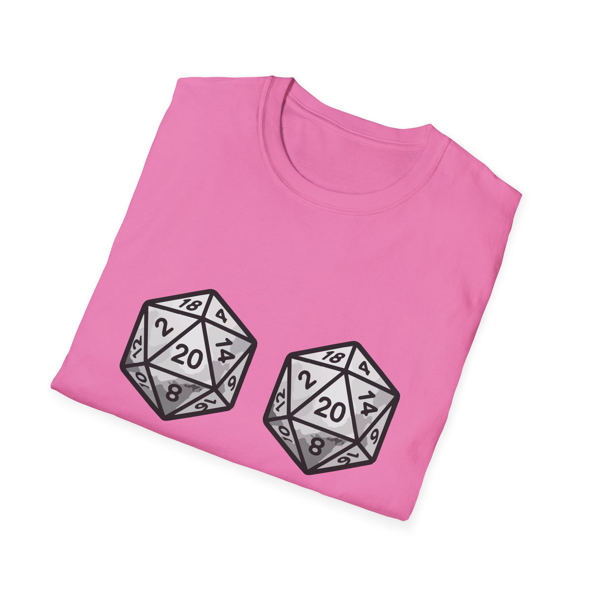 Yes, They're Natural D20 Funny Nerdy D&D T-shirt