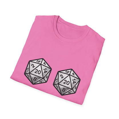Yes, They're Natural D20 Funny Nerdy D&D T-shirt
