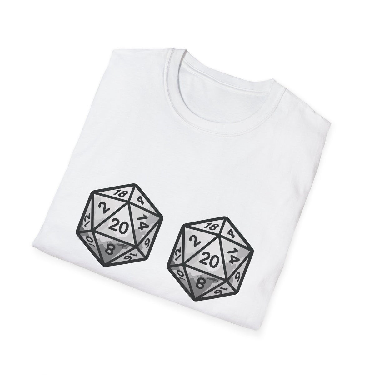 Yes, They're Natural D20 Funny Nerdy D&D T-shirt