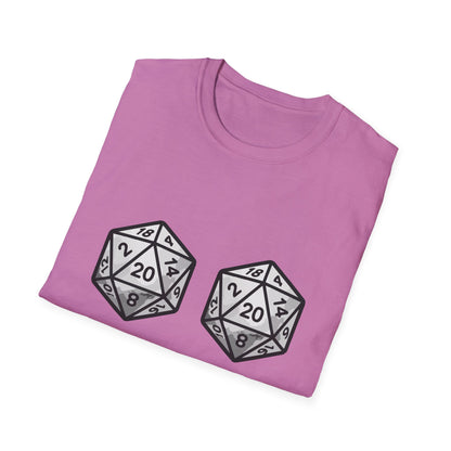 Yes, They're Natural D20 Funny Nerdy D&D T-shirt