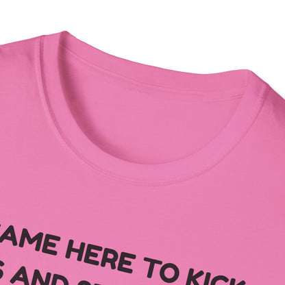 I came here to kick ass and seduce the Dragon | Funny Bard D&D T-shirt