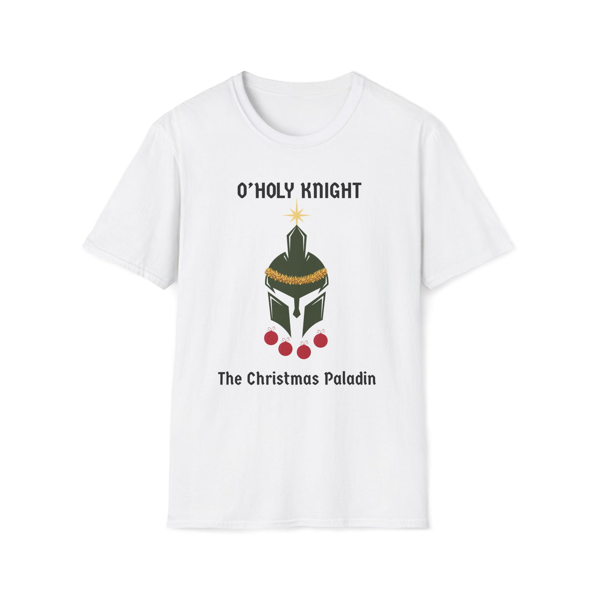 O'Holy Knight The Christmas Paladin T-shirt | Funny D&D Christmas Gift