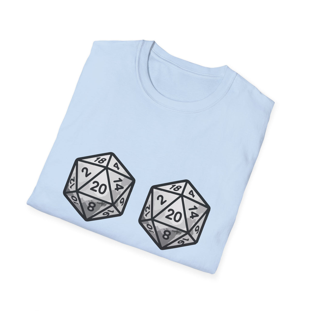 Yes, They're Natural D20 Funny Nerdy D&D T-shirt