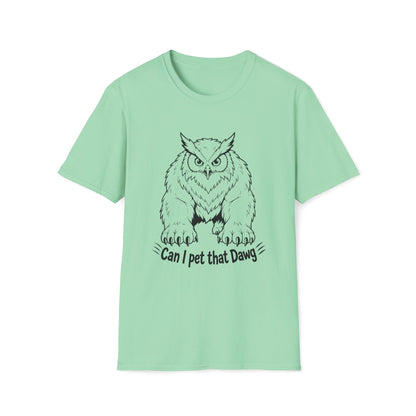 Can I Pet That Dawg Owlbear T-shirt | Funny, Nerdy D&D T-shirt