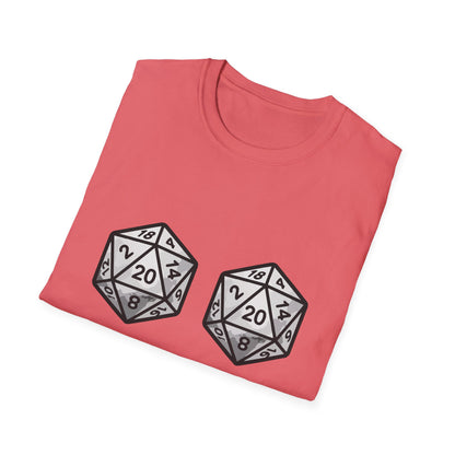 Yes, They're Natural D20 Funny Nerdy D&D T-shirt