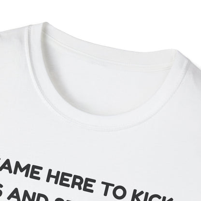 I came here to kick ass and seduce the Dragon | Funny Bard D&D T-shirt