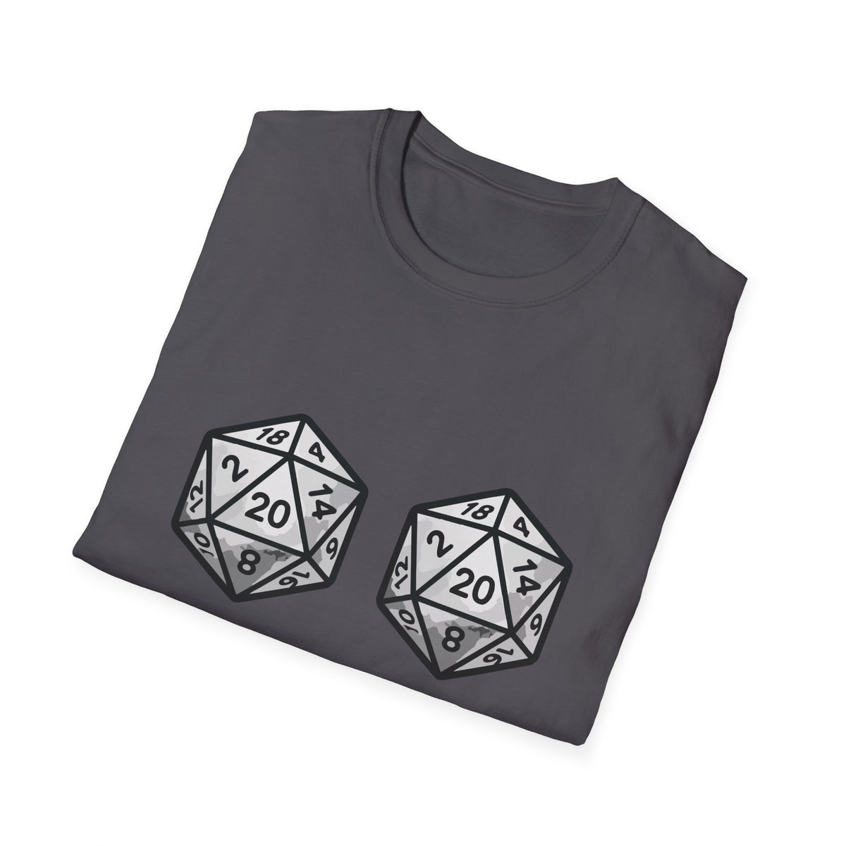 Yes, They're Natural D20 Funny Nerdy D&D T-shirt