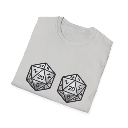 Yes, They're Natural D20 Funny Nerdy D&D T-shirt