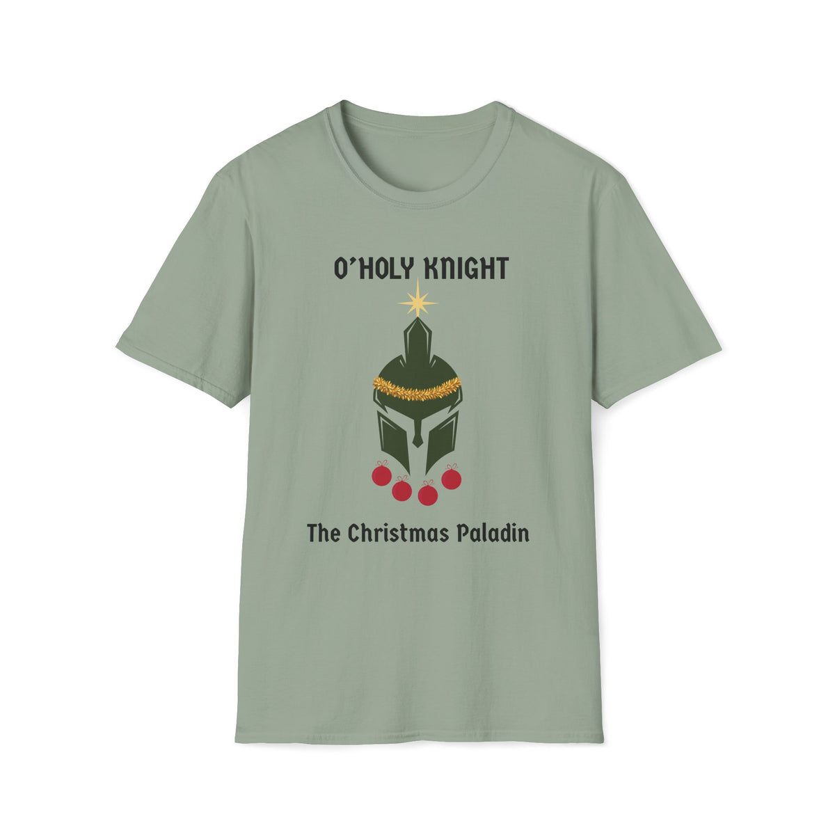O'Holy Knight The Christmas Paladin T-shirt | Funny D&D Christmas Gift