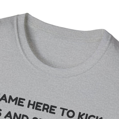 I came here to kick ass and seduce the Dragon | Funny Bard D&D T-shirt