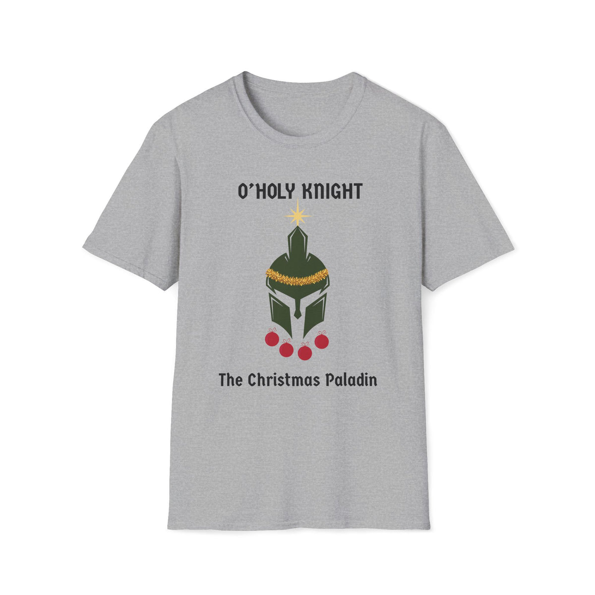 O'Holy Knight The Christmas Paladin T-shirt | Funny D&D Christmas Gift