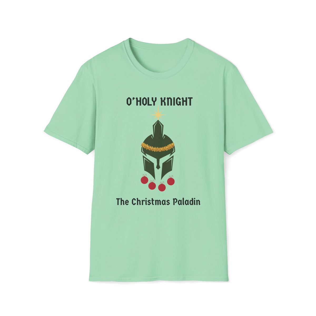 O'Holy Knight The Christmas Paladin T-shirt | Funny D&D Christmas Gift