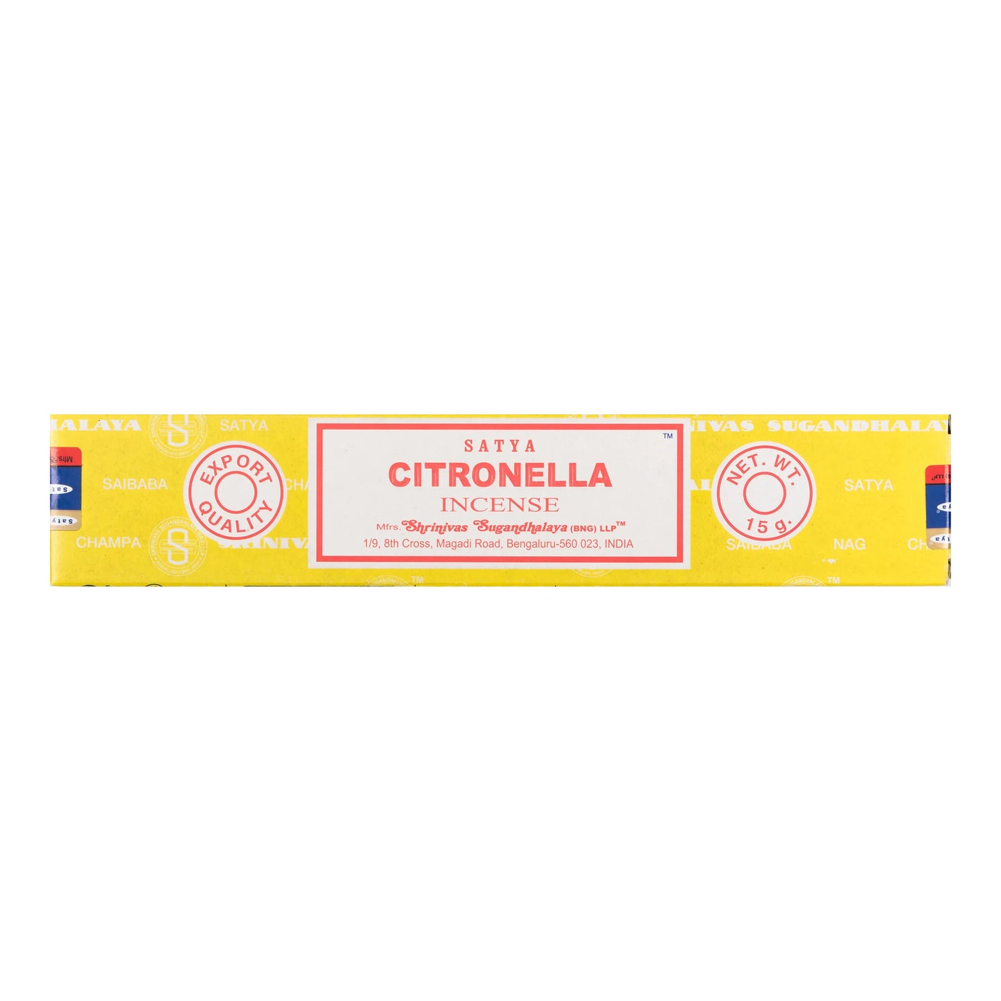 Citronella Satya Incense Sticks