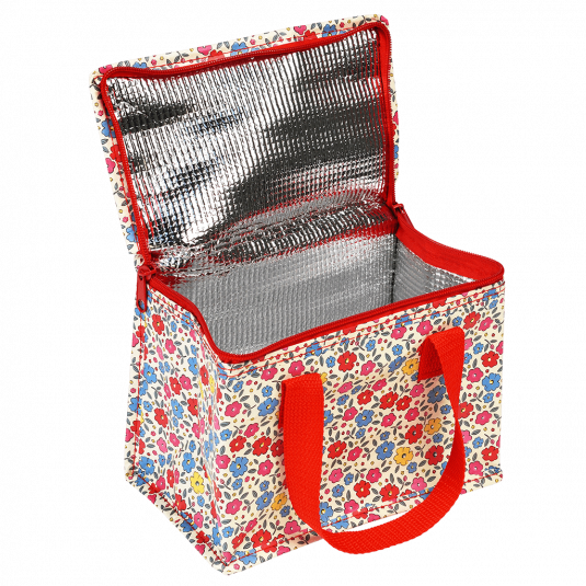 Floral Patterned Recycled Plastic Lunch Bag