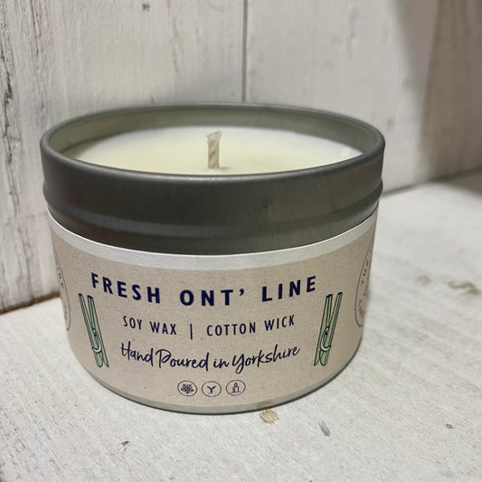 Fresh Ont' Line Soy Candle Tin
