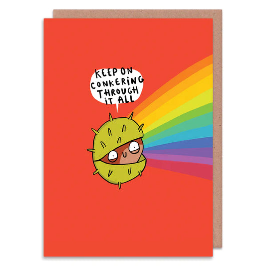 Keep On Conker-ing Greeting Card