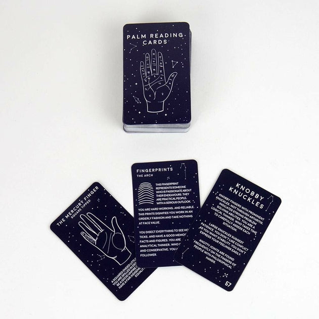 Palm reading card pack