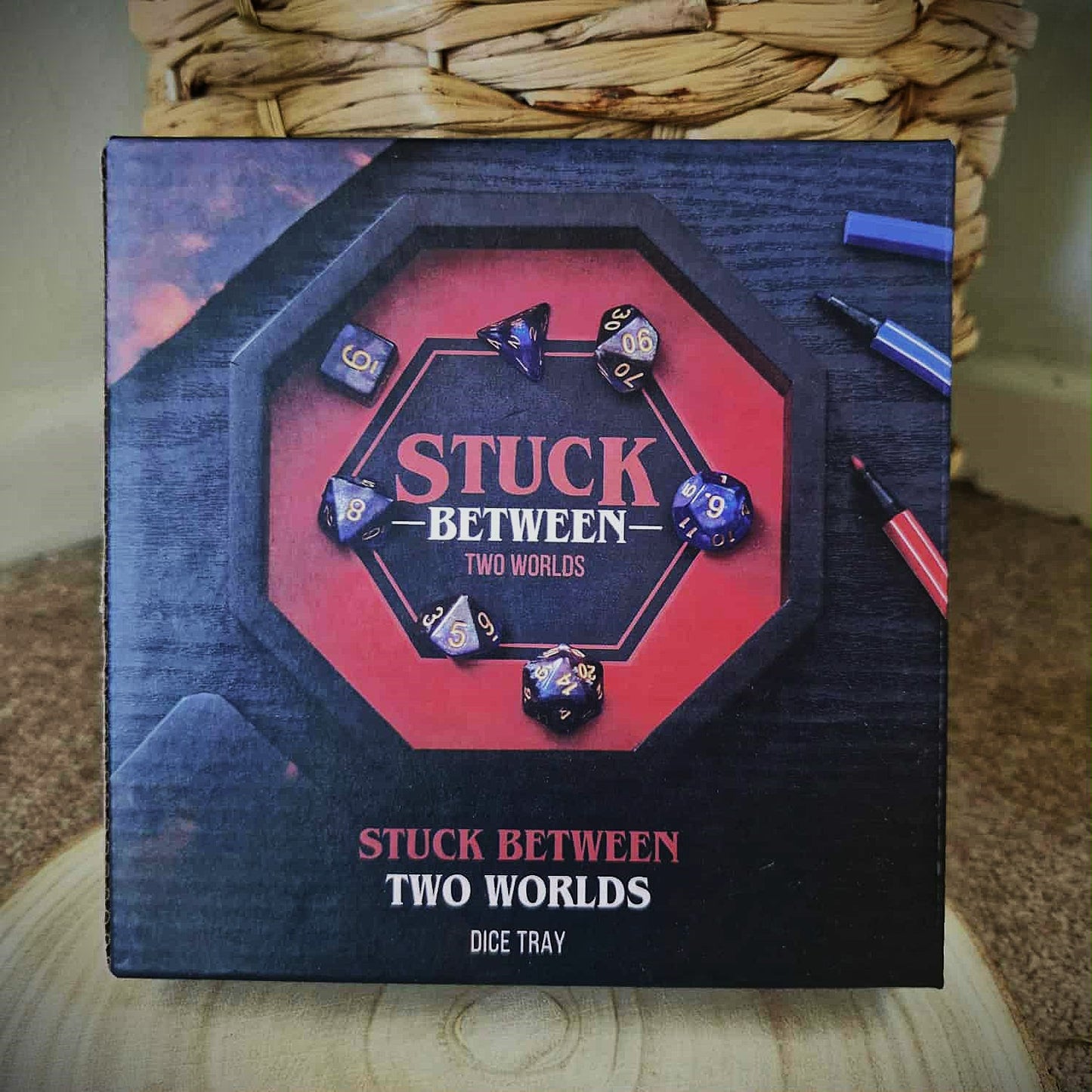 Stuck Between Two Worlds | Stranger Things Inspired Dice Tray