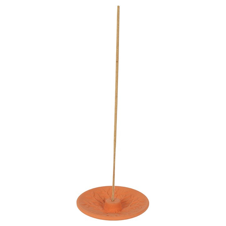 Terracotta Tree of Life Incense Plate