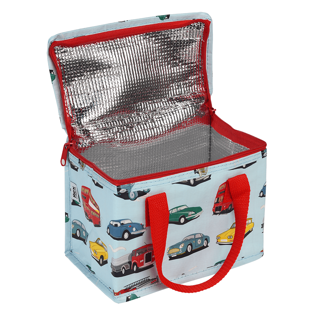 Vintage Cars Recycled Plastic Lunch Bag