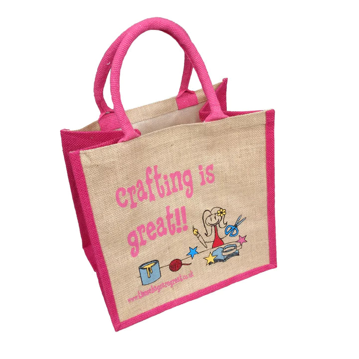 Crafting Is Great Jute Eco Friendly Shopping Bag