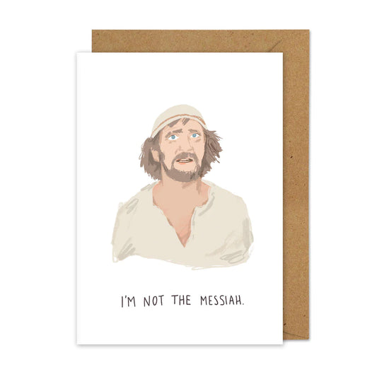 Life Of Brian Inspired Blank Art Card