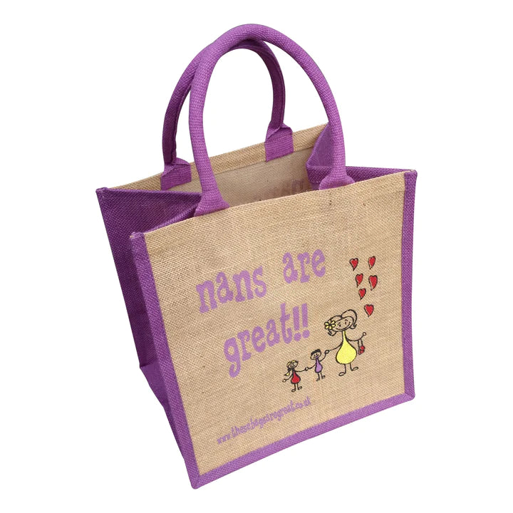 Nans are Great Jute Eco Friendly Shopping Bag