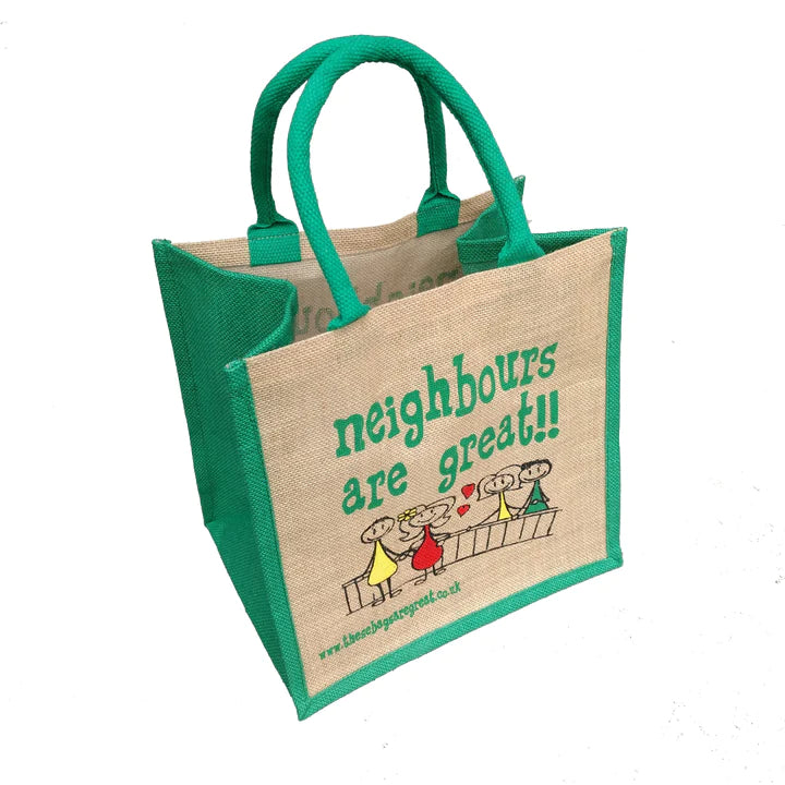 neighnours are Great Jute Eco Friendly Shopping Bag