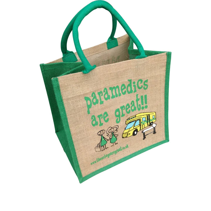 Paramedics are Great Jute Eco Friendly Shopping Bag